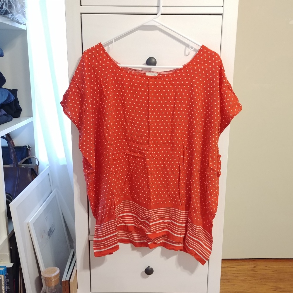 Odille Square Polka Dot Shirt